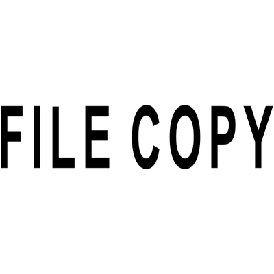 FILE COPY Stock Stamp - alternate view