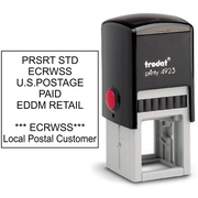 EDDM U.S. Postage Presorted ECRWSS Local Postal Customer Stamp
