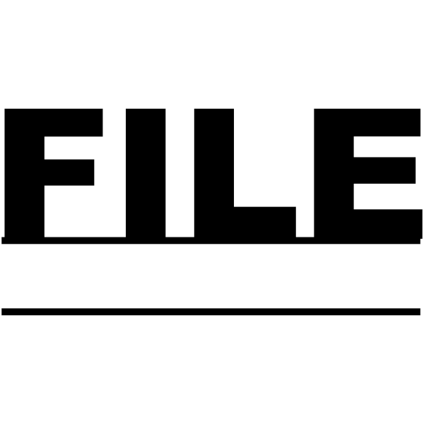 FILE Underlined Stock Stamp 