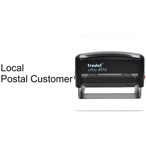 Local Postal Customer Stamp Body and Design
