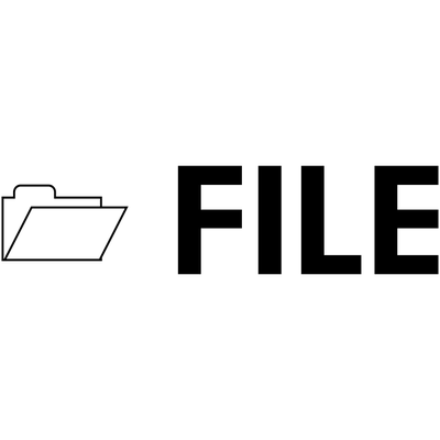 FILE with Folder Stock Stamp - alternate view