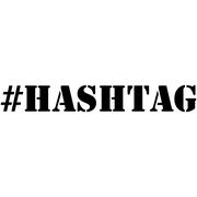 HASHTAG Rubber Stamp
