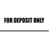 FOR DEPOSIT ONLY with Line Stock Stamp