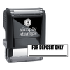 FOR DEPOSIT ONLY with Line Stock Stamp