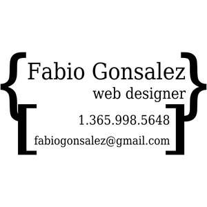 Custom Business Card Rubber Stamp Design 4