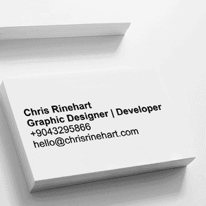 Simple Pipeline Business Card Stamp Imprint Example
