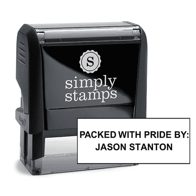 Packed With Pride Packaging Stamp
