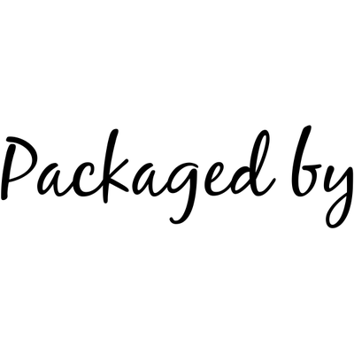 Packaged By Cursive Packaging Stamp - alternate view