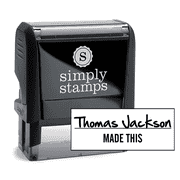 Made This Marker Name Packaging Stamp