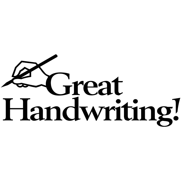 Pencil in Hand Great Handwriting Stamp