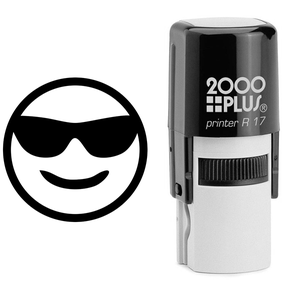 Cool Sunglasses Emoji Stamp Body and Design