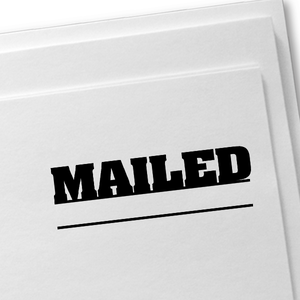 MAILED Stock Stamp
