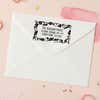 Tomato Vine Return Address Stamp – stamped impression lifestyle photo
