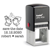 Couple Chicks Save the Date Stamp Body and Design