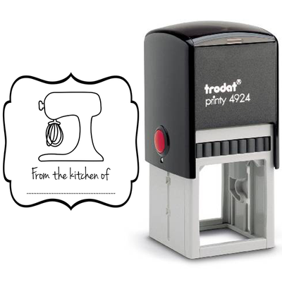 From the Kitchen Mixer Stamp - alternate view