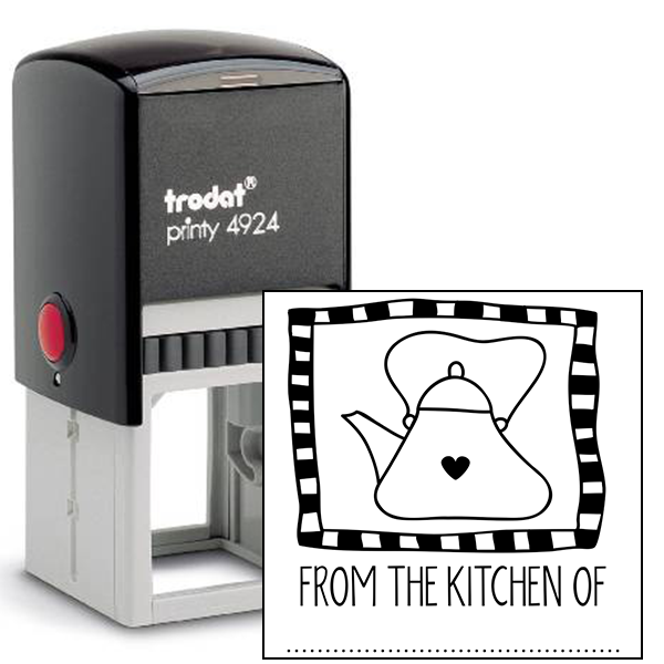 From the Kitchen Tea Kettle Stamp
