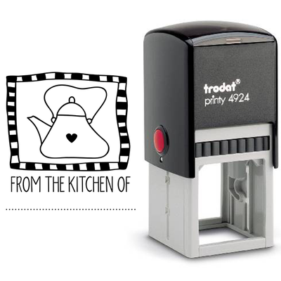 From the Kitchen Tea Kettle Stamp - alternate view