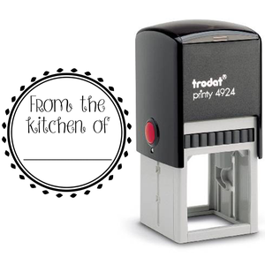 From the Kitchen Round Decorative Stamp Body and Design