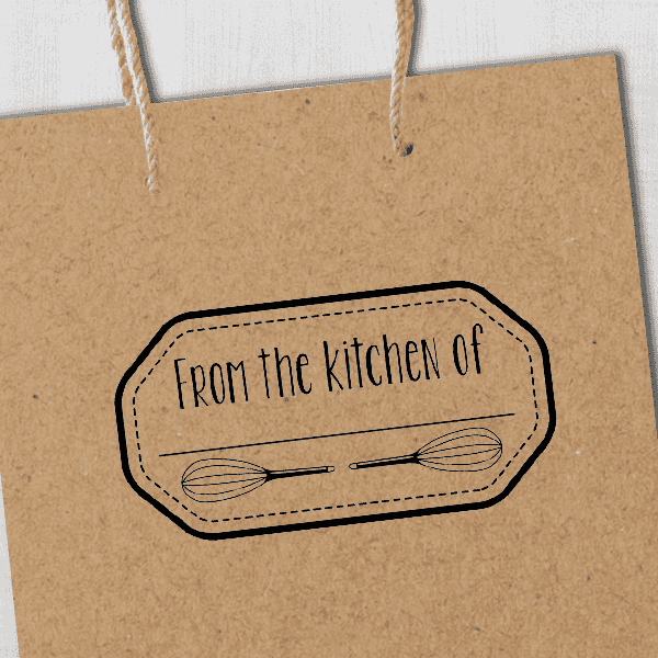 From the Kitchen Whisks Stamp Imprint Example