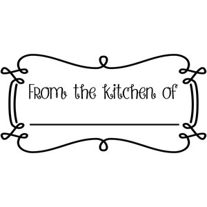 From the Kitchen Decorative Rectangle Stamp