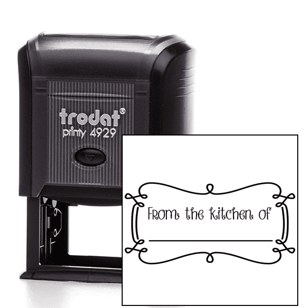 From the Kitchen Decorative Rectangle Stamp