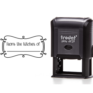 From the Kitchen Decorative Rectangle Stamp Body and Design