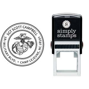 Return Address United States Marine Corps Stamp Body and Design
