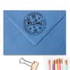 Hibiscus Flower Address Stamp Imprint Example