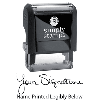 Self-Inking Nurses Signature Stamp - alternate view