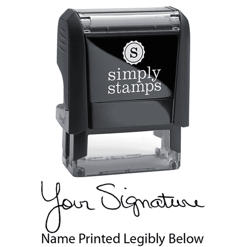 Self-Inking Nurses Signature Stamp Body and Imprint