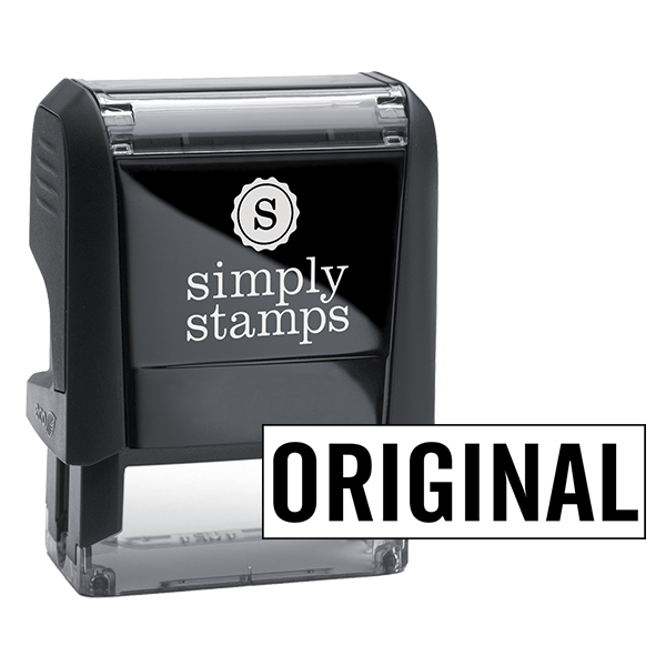 ORIGINAL All Caps Stock Stamp