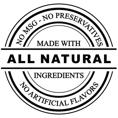 All Natural No Preservatives Rubber Stamp - alternate view