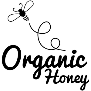 Organic Honey Bouncing Bee Rubber Stamp Imprint Example