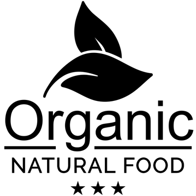 Organic Natural Food Rubber Stamp - alternate view