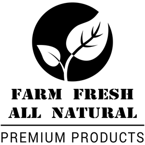 Farm Fresh All Natural Square Rubber Stamp Imprint Example