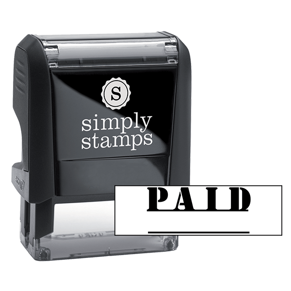 Paid Stamp with Underline