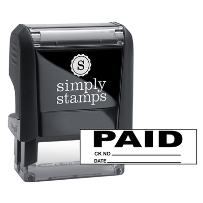 PAID Plus Info Stock Stamp