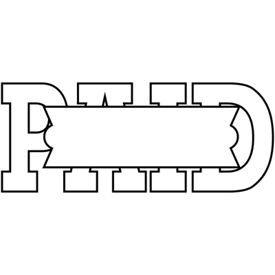 Hollow Paid Stamp - alternate view