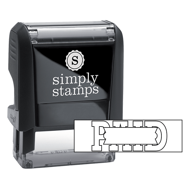 Hollow Paid Stamp