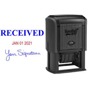 RECEIVED With Your Signature Date Stamp Body and Design