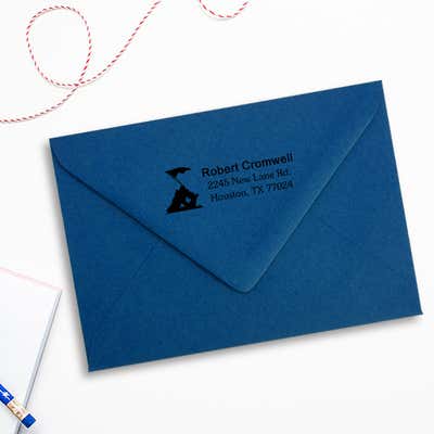 Iwo Jima Return Address Stamp - alternate view