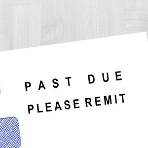 PAST DUE PLEASE REMIT Stock Stamp