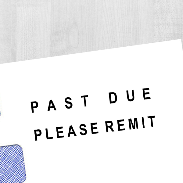 PAST DUE PLEASE REMIT Stock Stamp