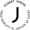Jenkins Letter Custom Address Stamp