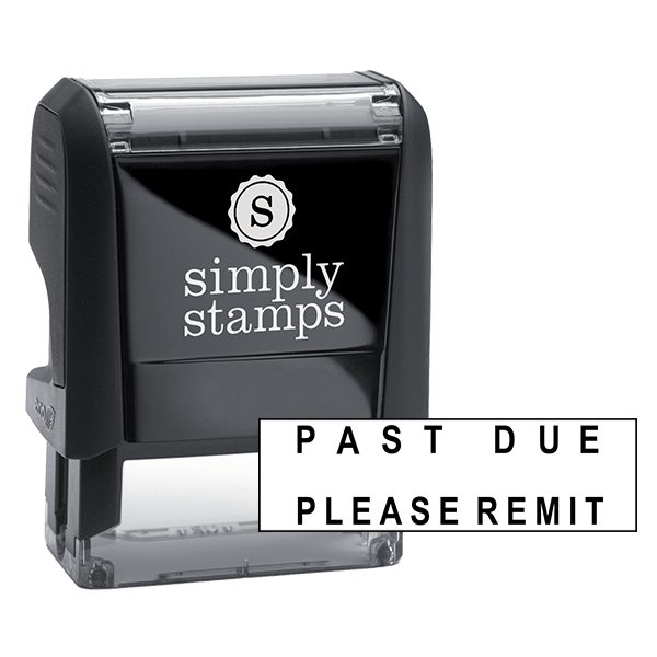 PAST DUE PLEASE REMIT Stamp