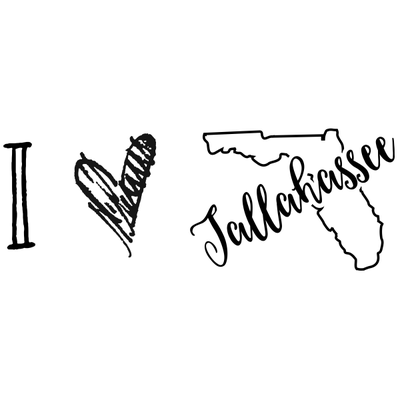 I Love Florida Rubber Stamp