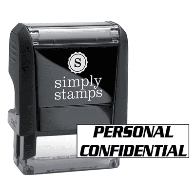 PERSONAL CONFIDENTIAL Stock Stamp