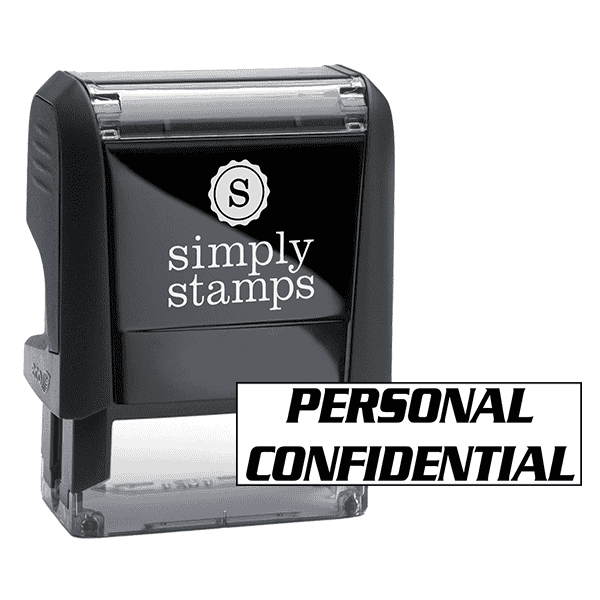 PERSONAL CONFIDENTIAL Stock Stamp 