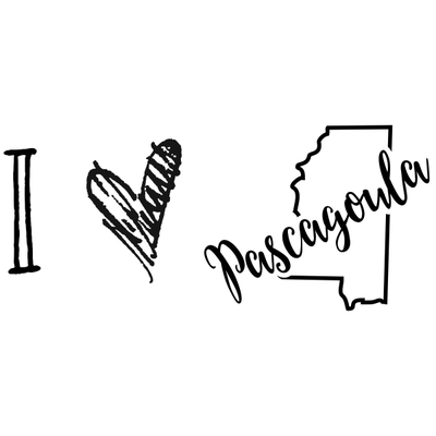 I Love Mississippi Rubber Stamp