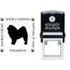 Chow Chow Pet Lover Dog Address Stamp Body and Design